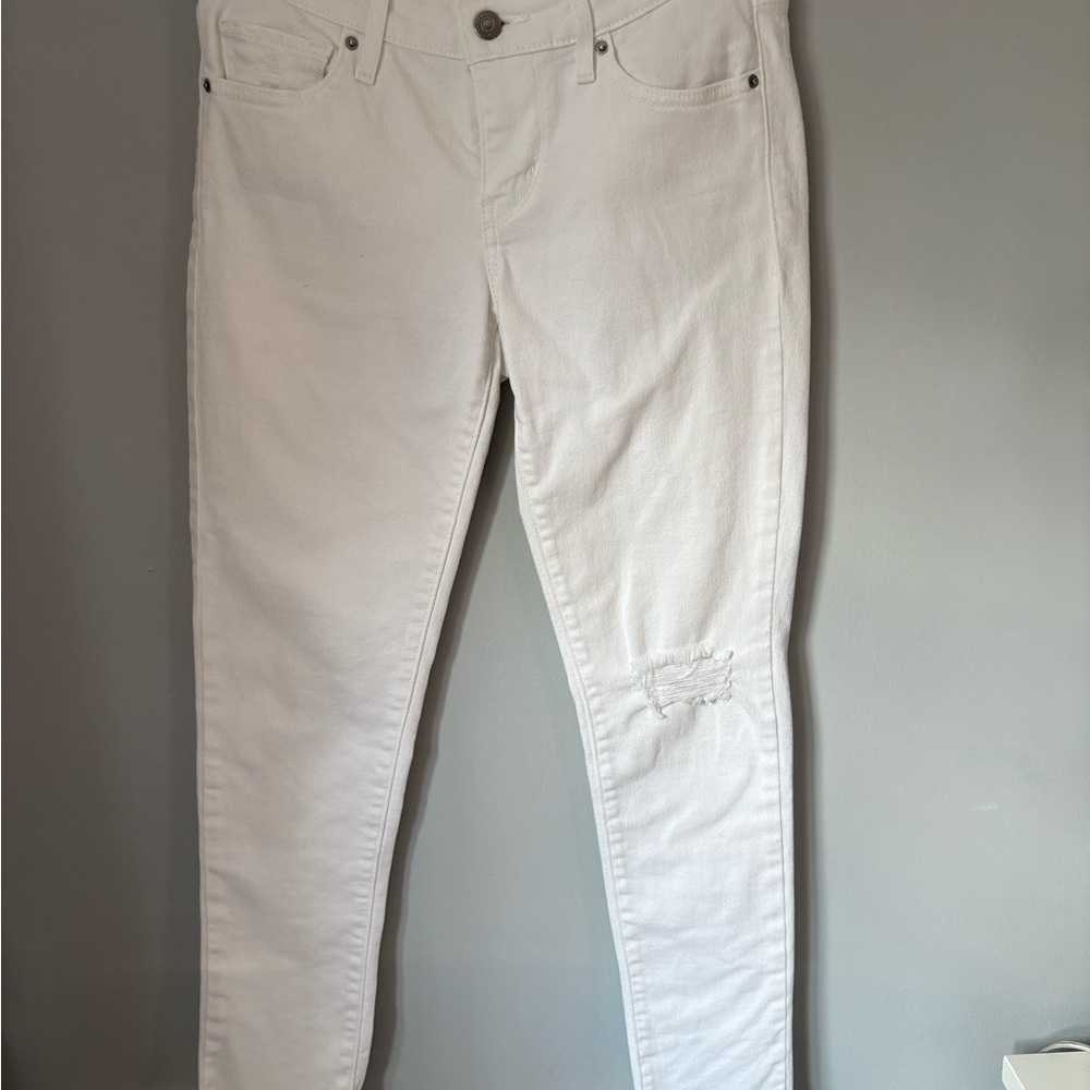 Levi's White Skinny Pants